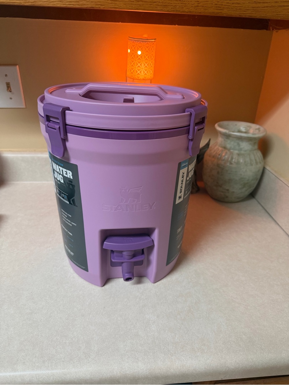 Stanley Lavender Insulated Water Jug with Spigot and Handle